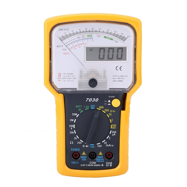 Analog Multimeter Digital Multimeter Safety Assurance Digital Display Professional for Measurement ANGGREK Otros