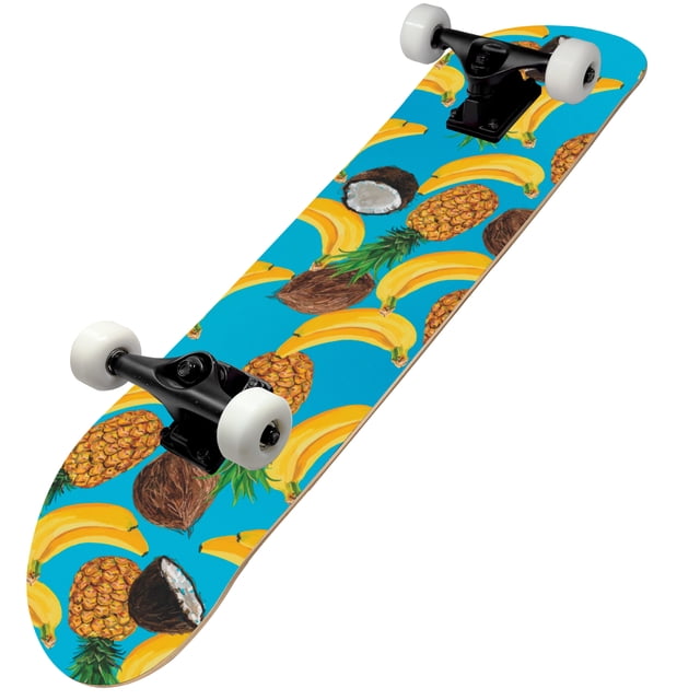 Patineta Profesional de Madera Skateboard Modelo Musa Tropical