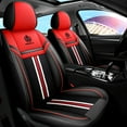 thumbnail image 7 of Maidao Car Seat Covers Full Set Leather for Lexus for IS/Altezza 1999-2013 5 Seats Water Resistant Front Rear Cushion Protector Red, 7 of 7