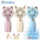 thumbnail image 2 of Mini Handheld Fan Cartoon Hand-Pressed Creative Neck Cat Deer Mute Portable Convenient Manual Home Outdoor Office Cooling Tools, 2 of 5