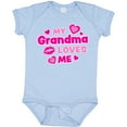 thumbnail image 3 of Inktastic My Grandma Loves Me with Hearts and Kiss Boys or Girls Baby Bodysuit, 3 of 5