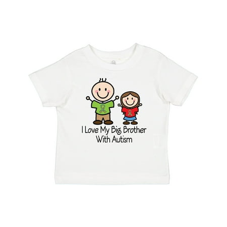 

Inktastic I Love My Brother with Autism Gift Baby Girl T-Shirt