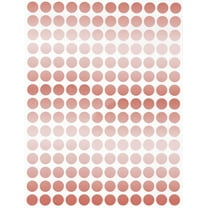 Royal Green Round Metallic Labels 1/4 inch Rose Gold Sticker Dots 8mm (5/16) - 2700 Pack