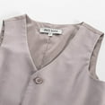thumbnail image 2 of Boys 3 Button Formal Suit Vest with Tie, 2 of 11
