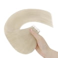 thumbnail image 4 of YoungSee Ruban Blond Platine pour Extensions Cheveux Humains 24 Pouces Ruban Sans Couture pour Extensions de Cheveux Cheveux Humains Ruban Blond Platine pour Extensions de Cheveux Hu, 4 of 9