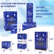 Surprise Gift Box Explosion for Money, Unique Folding Bouncing Red Envelope Gift Box with Confetti, Cash Explosion Luxury for Birthday Anniversary Valentine Proposal