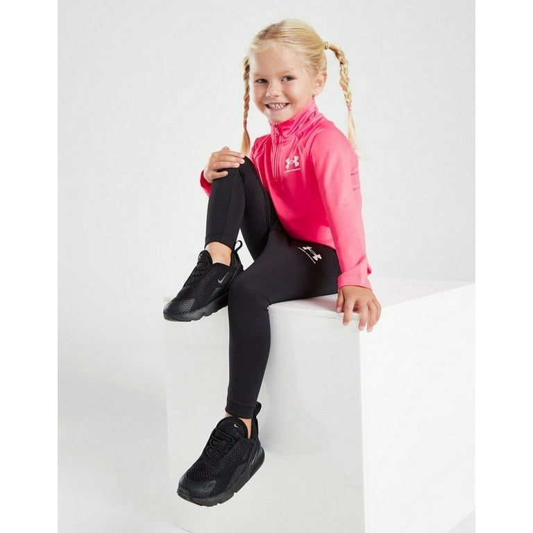 Under Armour PINK SHOCK Girls Spotted Halftone 1/4 Zip