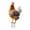 E, variant on Wooowa Christmas Chicken Outdoor Decor Animal Garden Stake Yard Art Suitable for Ground Yard Lawn Porch Sidewalk Christmas Holiday Decoration