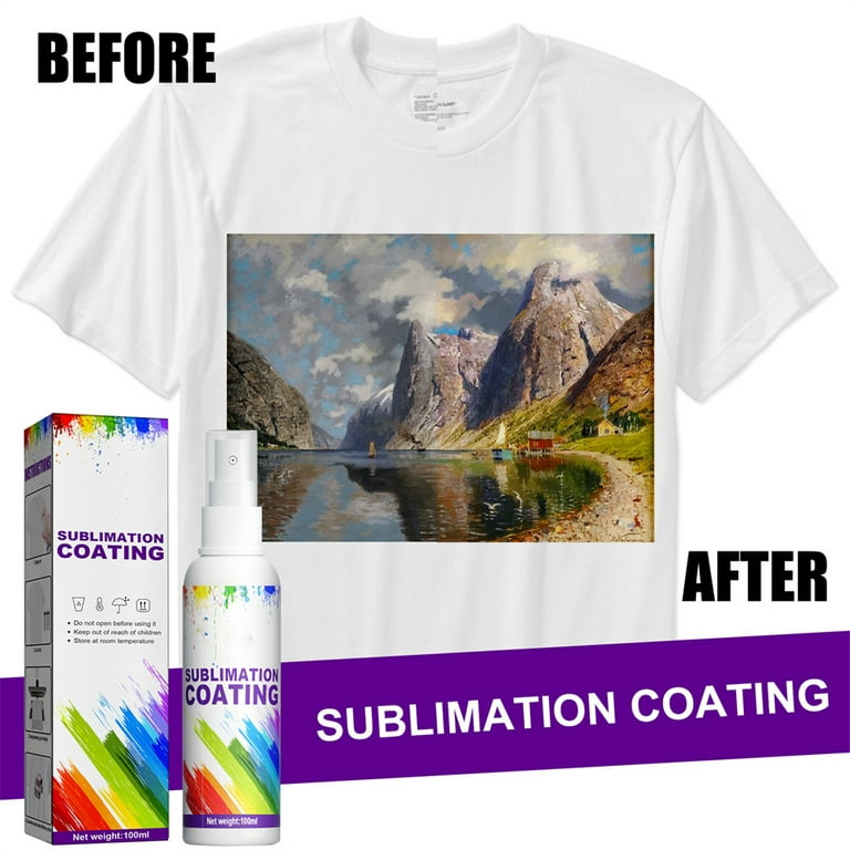 Sublimation Coating Spray for Clothes with High Gloss Finish