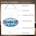 thumbnail image 5 of Threns Hanging Diamond Art Kits for Adults Pendant Suncatcher, Special Shaped Crystal DIY Pearl Diamond Painting Kit, Gift for Spring Summer Window Wreath Decor, 5 of 11