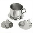 thumbnail image 1 of HLONK Stainless Steel Vietnamese Coffee Drip Press Maker Single Cup For Office, 1 of 7