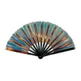 thumbnail image 2 of FURNIX Large Folding Hand Clap Fan for Line Dancing,Holographic Design,for Dance Enthusiasts Performances,Clack Fan for Dancing,Easy Open/Close,Ergonomic Handle,for Stage Shows Dramatic Effects, 2 of 9