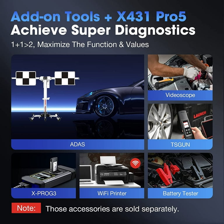 2023 LAUNCH X431 PRO5 PRO 5 X-PROG 3 Car Diagnostic Scanner Key Programming  TPMS