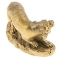 thumbnail image 3 of Estatua de animales del zodíaco chino de de latón, oficina en hogar, adornos de Feng Shui, decoración Diy dorado, 3 of 8