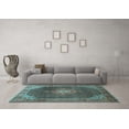 thumbnail image 3 of Ahgly Company Indoor Rectangle Persian Light Blue Traditional Area Rugs, 8' x 12', 3 of 4