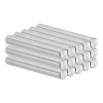 Uxcell 6mm x 50mm Dowel Pin Stainless Steel, 15 Pcs 304 Stainless Steel Pegs for Shelves Furniture Fixing, Silver