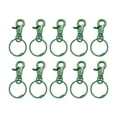 thumbnail image 4 of Wosthever 10 Uds. Hebilla colgante con cierres de langosta de Metal, abalorios DIY, hebillas para bolsos, herrajes, conectores de extremo de Metal, Type2 NO2 Wosthever CBP483956, 4 of 5