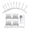 thumbnail image 4 of Guitar Tools Notched Radius Gauges Musical Instruments Protective Gasket Measuring Accessories Repairing Kits for Electric Bass, 4 of 5