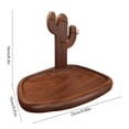 thumbnail image 3 of Solid Wood Entryway Storage Rack For Keys Glasses Watch Table Top Organizer, 3 of 6