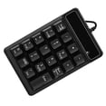 thumbnail image 1 of USB Numeric Keypad Numpad Wired 19 Key Number Pad Keyboard for Laptop Desktop Computer PC, Big Print Letters, Support  XP / 7 / 8 / 10 / Vista System, 1 of 7