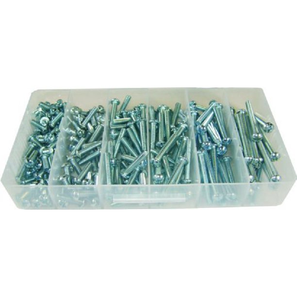 L.H. Dottie 1032PS Machine Screw Kit, Round Head, 1032 TPI by 1/2Inch