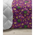 thumbnail image 3 of Astrology Down Alternative Comforter, Charts of Zodiac Life Path Houses of Planets Destiny Foresight Pattern, Microfiber Quilt for All Season, 5 Sizes, Violet and Multicolor, by Ambesonne, 3 of 3