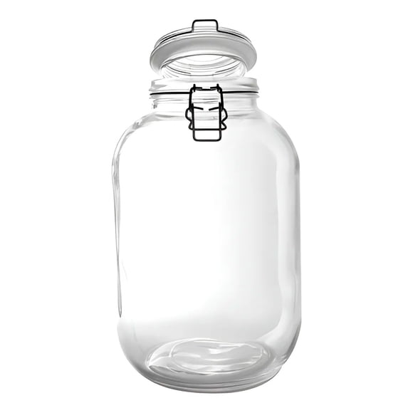 Frasco Hermético De Vidrio Con Broche 4 Litros Vencort
