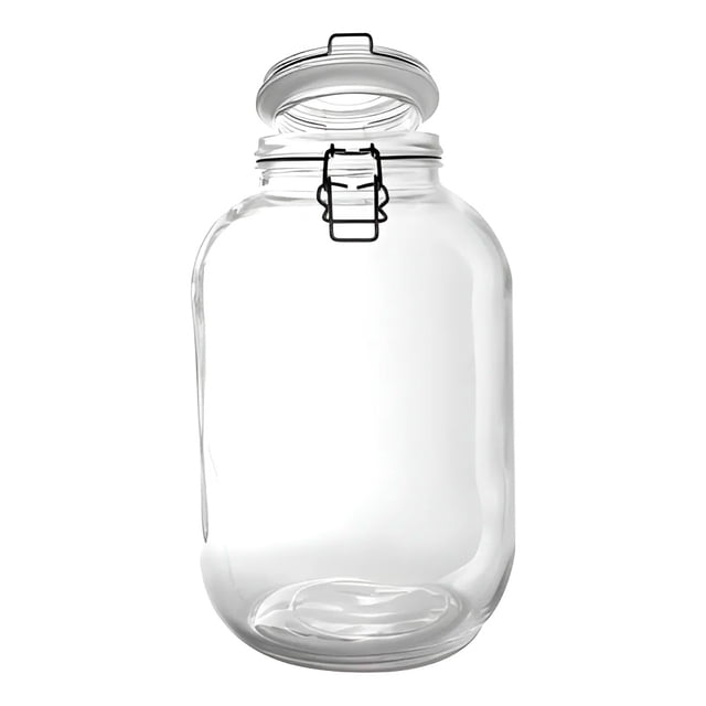Frasco Hermético De Vidrio Con Broche 4 Litros Vencort
