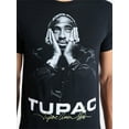 thumbnail image 4 of 2Pac Men's and Big Men's Tupac Shakur Signature Cotton Graphic Tee, Sizes S-3XL, 4 of 5