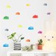 thumbnail image 2 of Pegatina de pared autoadhesiva MACHAO nubes coloridas Decoración del hogar, 2 of 5