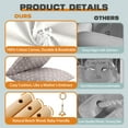 thumbnail image 4 of 2 in 1 Baby Jumper, Toddler Swing and Bouncer, Indoor Outdoor Baby Swings for Infants, White, 4 of 7