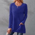 thumbnail image 1 of Camiseta Sexy de otoño para mujer, camiseta elástica, ropa de estilo de tendencia para mujer, camiseta ajustada, Tops informales de manga larga para mujer 2022, 1 of 5