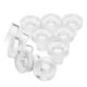thumbnail image 1 of WHAMVOX 10Ud Tapones Transparentes En T Para De Vino Y Cerveza Reutilizables Para Fiestas Y Manualidades, 1 of 6