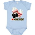 thumbnail image 3 of Inktastic I Love Movie Night Boys or Girls Baby Bodysuit, 3 of 5