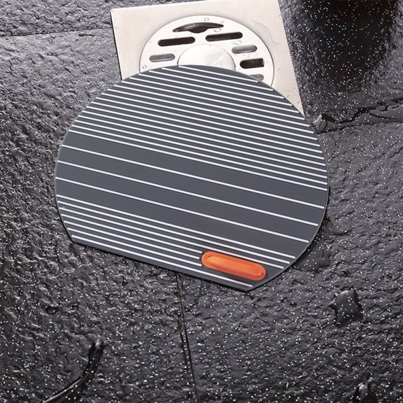 PVC Silicone Floor Drain Cover - High Adsorption Odor Proof Seal, Flexible Adaptive Fit for 10-15cm Drains, No Tools Installation, High Temp Proof & Easy Clean, Bathroom Kitchen Sink Protector