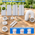 Upgraded Portable Air Conditioner Window Kit, Adjustable 17