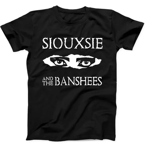 MYYUK Siouxsie and the Banshees Music Gift T-Shirt Black Rock Fan Tee