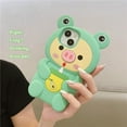 thumbnail image 2 of Cute Case for iPhone 11 Kawaii 3D Cartoon Pig Cartoon Soft Silicone Creative Fun Cover Soft Women Girls Slim Fit Anti-Drop Protective Case for iPhone 11 (Avocado Pig), 2 of 15