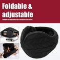 thumbnail image 3 of Unisex Foldable Knit Ear Muffs - Winter Ear Warmers, 3 of 6