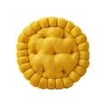 thumbnail image 4 of Coussin de Siège de Sofa Rond en Forme de Biscuit Dessin Animé pour Salon Patio Jaune, 4 of 8