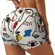 thumbnail image 1 of Fotbe Aabstract Eyes Shorts Sin Costuras – Shorts Deportivos de Cintura Alta para Mujer, Elásticos para Gimnasio, Yoga, Running o Ciclismo-X-Large, 1 of 8