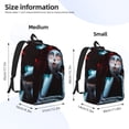 thumbnail image 2 of Goofa The Nightmare Before Christmas Pattern Durable Canvas Daypack - High-Quality Vintage Backpack, Compact & Versatile for Travel and Everyday Use-Small, 2 of 5