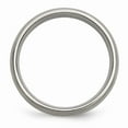 thumbnail image 2 of Solid Titanium Grooved 7mm 925 Sterling Silver-Inlay Matte Brushed Finish / Wedding Band Ring Size 9, 2 of 7