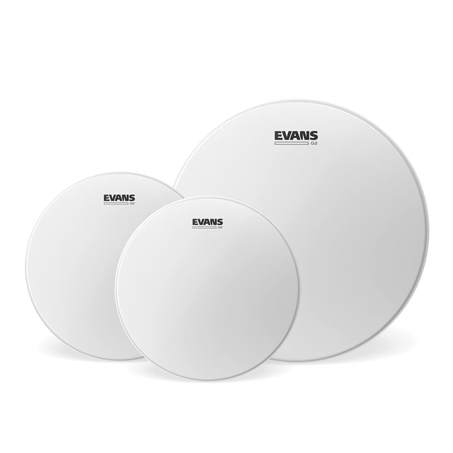 Empaque estándar Drum Heads Evans G2 Coated (30 cm, 33 cm, 40 cm)