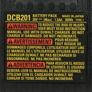 Dewalt DCB201 20V 1.5Ah Max Lithium-Ion Battery Pack (2-Pack)