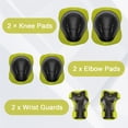 thumbnail image 3 of Rirool Kids Bike Helmet & Protective Gear Set - Ages 3-8 Boys Girls - Skateboard Cycling Scooter Rollerblading - Green, 3 of 9