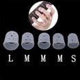thumbnail image 5 of 5pcs Finger Cover Anti-Slip Hands Coat Relief Play Pain Gloves for Ukulele Electric Acoustic Guitar Stringed Musical Instrument Transparent Color, 5 of 9