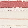 thumbnail image 6 of Laddha Home Designs Hand Stitched Striped Cotton Lumbar Pillow Cover - 36" - White and Red, 6 of 8