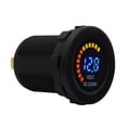 thumbnail image 2 of Labymos DC 12V Car Motorcycle Boat Digital LED Panel Voltage Display Volt Meter Voltmeter, 2 of 8