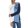 thumbnail image 3 of Women's Tommy Jeans White/Light Blue Memphis Grizzlies Amelia Color Blocked Sequin T-Shirt, 3 of 3